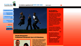 What Floridachiropractor.com website looked like in 2020 (4 years ago)