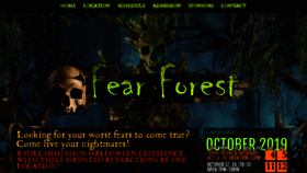 What Fearforest.net website looked like in 2020 (4 years ago)