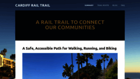 What Friendsofthecardiffrailtrail.com website looked like in 2020 (4 years ago)