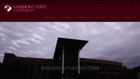 What Fairmontstate.edu website looked like in 2020 (4 years ago)