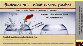 What Finden24.eu website looked like in 2020 (4 years ago)