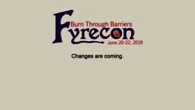What Fyrecon.com website looked like in 2020 (4 years ago)