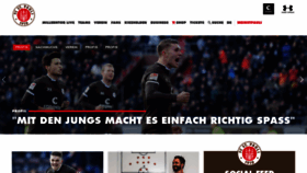 What Fcstpauli.com website looked like in 2020 (4 years ago)