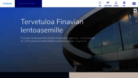 What Finavia.fi website looked like in 2020 (4 years ago)