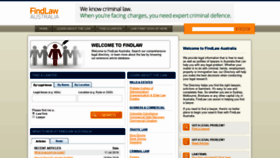 What Findlaw.com.au website looked like in 2020 (4 years ago)