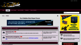 What Forabodiesonly.com website looked like in 2020 (4 years ago)