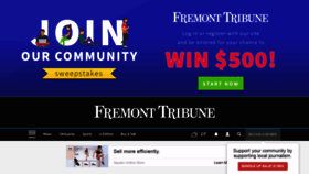What Fremonttribune.com website looked like in 2020 (4 years ago)