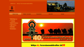 What Fernreisemobiltreffen.de website looked like in 2020 (4 years ago)