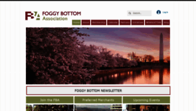 What Foggybottomassociation.org website looked like in 2020 (4 years ago)