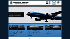 What Famoussecret.com website looked like in 2020 (4 years ago)