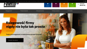 What Finetto.pl website looked like in 2020 (4 years ago)
