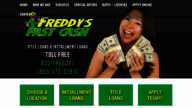 What Freddysfastcash.com website looked like in 2020 (4 years ago)