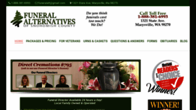 What Funeralsandcremationswa.com website looked like in 2020 (4 years ago)