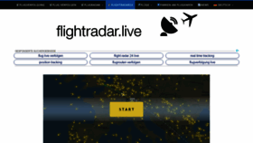 What Flightradar.live website looked like in 2020 (4 years ago)