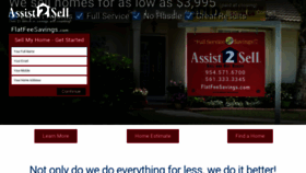 What Flatfeesavings.com website looked like in 2020 (6 years ago)