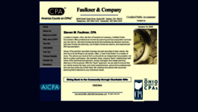 What Faulknercpa.com website looked like in 2020 (4 years ago)