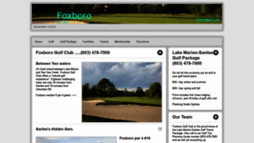 What Foxborogolfsc.com website looked like in 2020 (4 years ago)