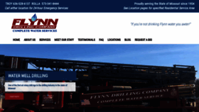 What Flynndrilling.com website looked like in 2020 (4 years ago)