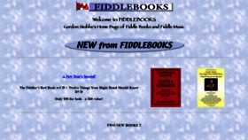 What Fiddlebooks.com website looked like in 2020 (4 years ago)