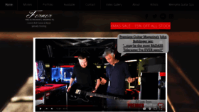 What Fernerguitars.com website looked like in 2020 (6 years ago)