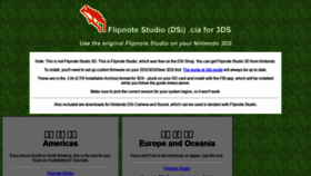 What Flipnote.download website looked like in 2020 (4 years ago)
