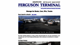 What Fergusonterminal.com website looked like in 2020 (4 years ago)