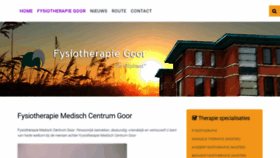 What Fysiotherapiegoor.nl website looked like in 2020 (4 years ago)