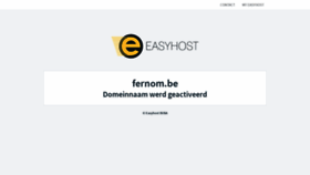 What Fernom.be website looked like in 2020 (4 years ago)