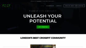 What Forestcitycrossfit.com website looked like in 2020 (4 years ago)