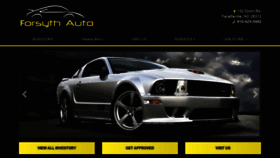 What Forsyth-auto.com website looked like in 2020 (4 years ago)