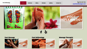 What Footreflexologypompanobeach.com website looked like in 2020 (4 years ago)