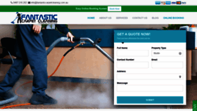 What Fantasticcarpetcleaning.com.au website looked like in 2020 (4 years ago)