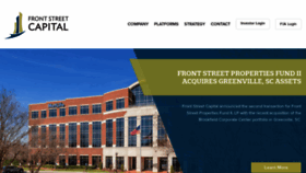 What Frontstreetcapitalnc.com website looked like in 2020 (4 years ago)