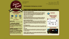 What Fannocreekbrewpub.com website looked like in 2020 (4 years ago)