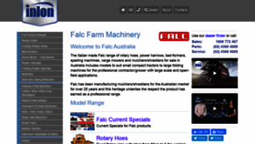 What Falc.com.au website looked like in 2020 (6 years ago)