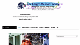 What Forgetmenotfactory.com website looked like in 2020 (4 years ago)