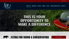 What Flying4rhino.com website looked like in 2020 (4 years ago)