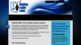 What Findlayradioclub.org website looked like in 2020 (4 years ago)