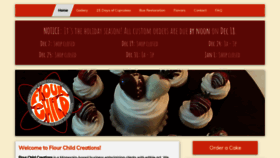 What Flourchildcreations.com website looked like in 2020 (4 years ago)