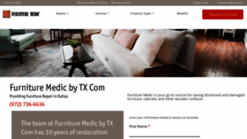 What Furnituremedicbytxcom.com website looked like in 2020 (4 years ago)
