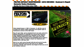 What Feltonasphalt.com website looked like in 2020 (4 years ago)