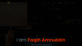 What Faqihamruddin.com website looked like in 2020 (4 years ago)
