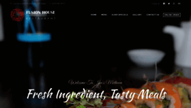 What Fusionhouserestaurant.com website looked like in 2020 (4 years ago)