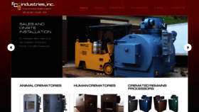 What Fcindustries.com website looked like in 2020 (4 years ago)