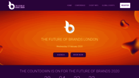 What Future-of-brands.com website looked like in 2020 (4 years ago)