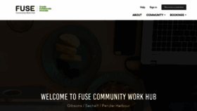What Fuseworkhub.ca website looked like in 2020 (4 years ago)