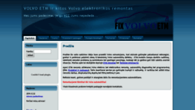 What Fixvolvoetm.eu website looked like in 2020 (4 years ago)