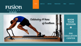 What Fusionfitnessusa.com website looked like in 2020 (4 years ago)