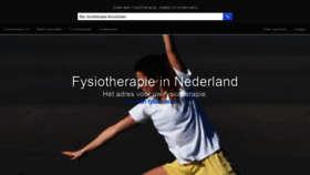 What Fysiotherapie-in.nl website looked like in 2020 (4 years ago)