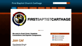 What Fbccarthage.com website looked like in 2020 (4 years ago)